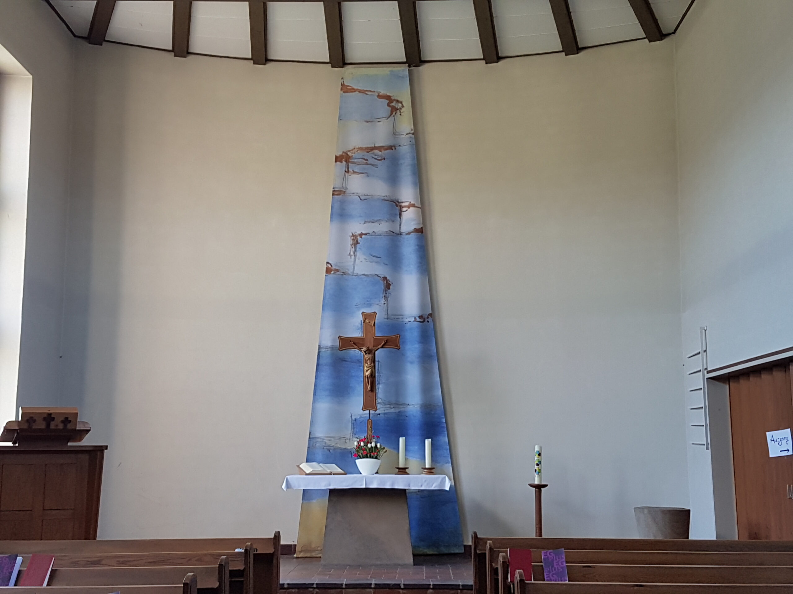 Himmelsleiter in der evangelischen Kirche Trutzhain