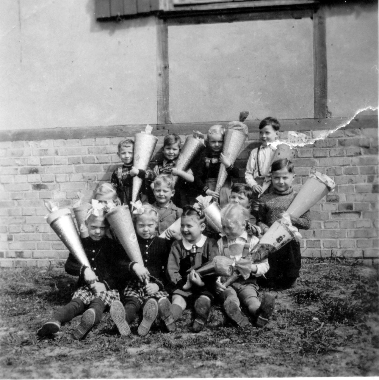 Einschulung in Trutzhain 1950
